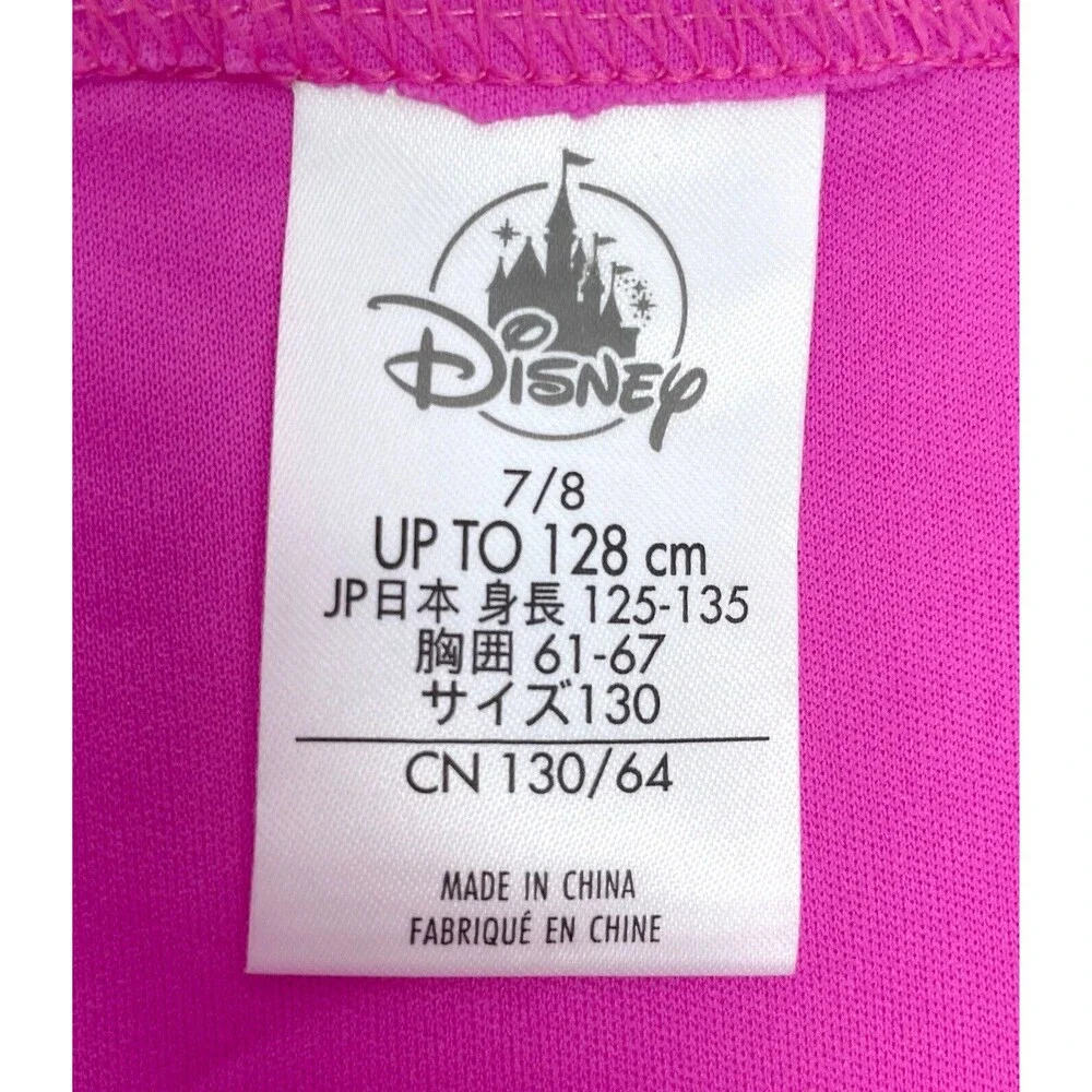 Disney Store Parks Girls 7/8 Princess Aurora Sleeping Beauty Pink‎ Costume Dress